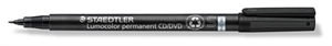 Staedtler Marker Lumocolor Permanent CD/DVD 0,4mm negru